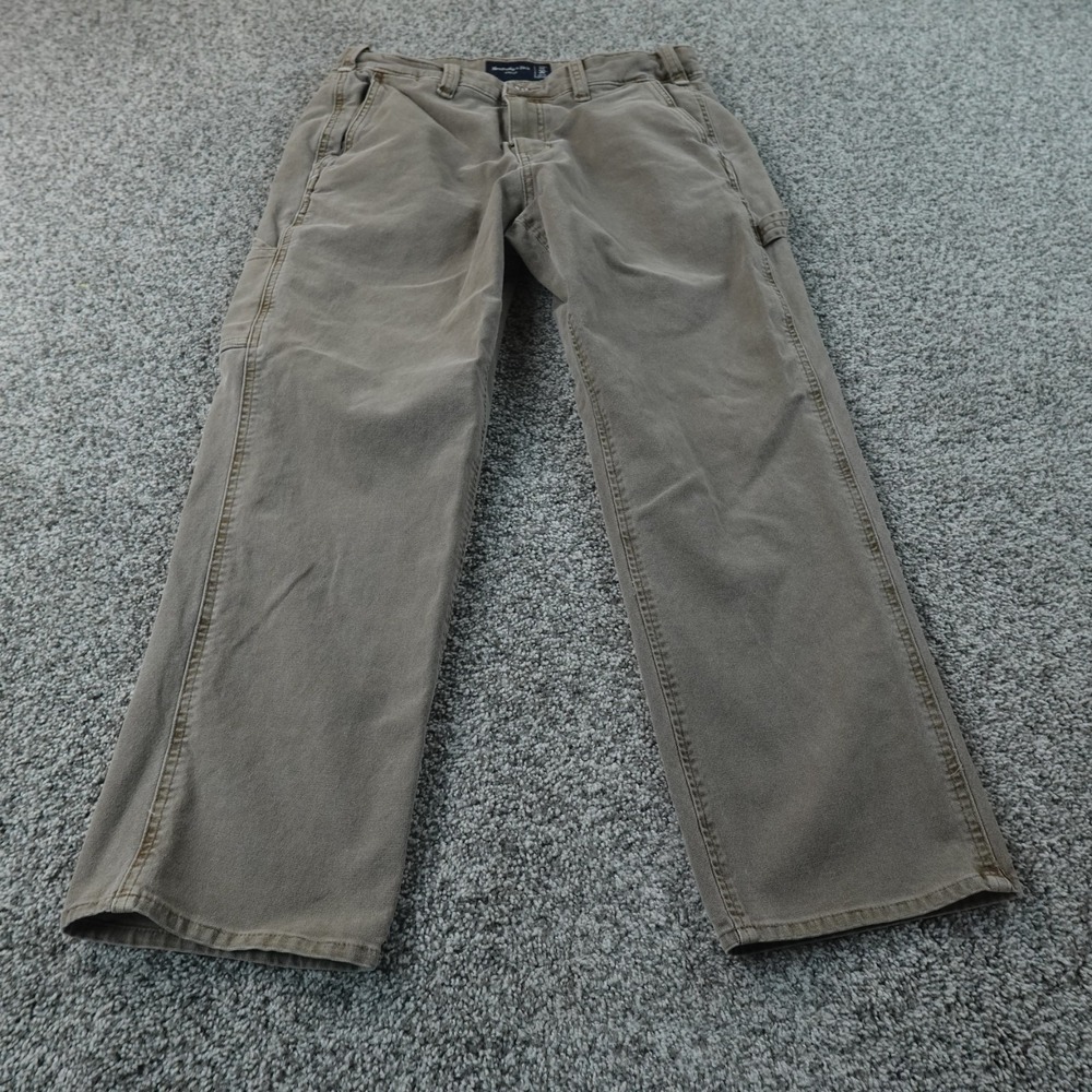 Abercrombie & Fitch Men's Cargo Pants in Olive Brown 32 x 27 Altered. Cool pants - Picture 2 of 10